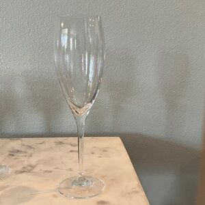 3 Dom Perignon 9” Champagne Flutes